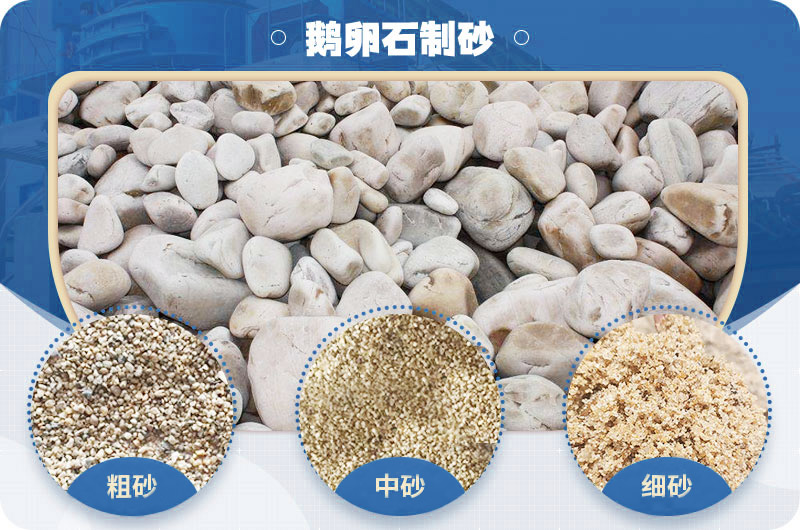風化石，鵝卵石制砂